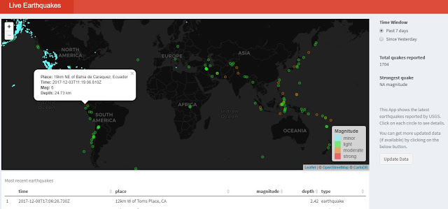 live earthquakes map